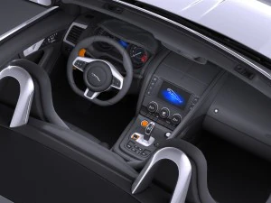 Jaguar F-type British Design Edition Cabrio 2017 3D Model