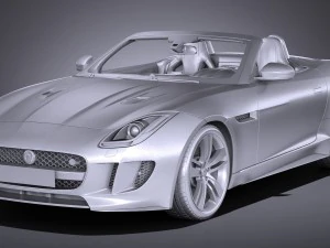 Jaguar F-type British Design Edition Cabrio 2017 3D Model