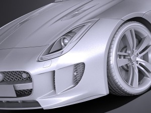 Jaguar F-type British Design Edition Cabrio 2017 Modelo 3D