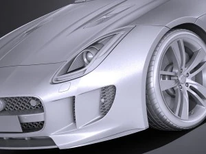 Jaguar F-type British Design Edition Cabrio 2017 3D Model