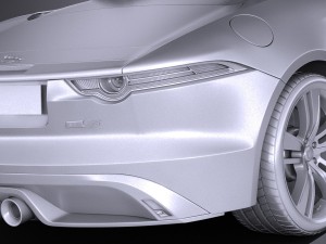 Jaguar F-type British Design Edition Cabrio 2017 Modelo 3D