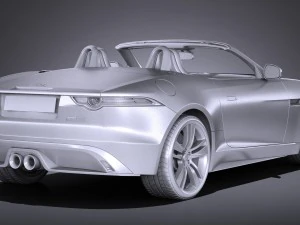 Jaguar F-type British Design Edition Cabrio 2017 3D Model