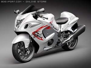 Suzuki Hayabusa 2009 3D 模型
