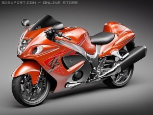 Suzuki Hayabusa 2009 3Dモデル