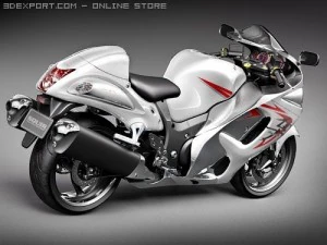 Suzuki Hayabusa 2009 3D Model