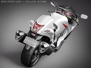 Suzuki Hayabusa 2009 3Dモデル