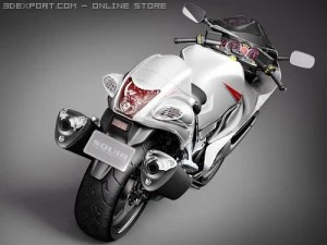 Suzuki Hayabusa 2009 3D Model