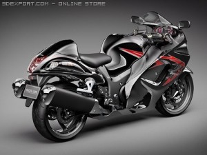 Suzuki Hayabusa 2009 3Dモデル