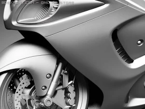 Suzuki Hayabusa 2009 3D Model
