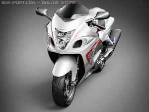 Suzuki Hayabusa 2009 3Dモデル