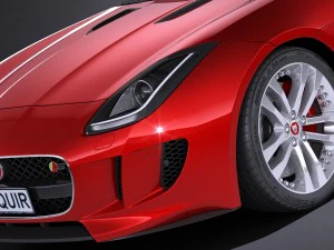 Jaguar F-tipo Convertibile S 2017 Modello 3D