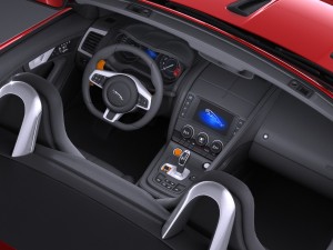 Jaguar F-type Convertible S 2017 Modelo 3D