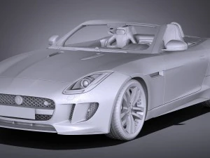 Jaguar F-tipo Convertibile S 2017 Modello 3D