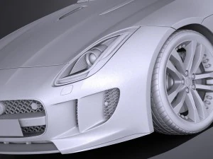 Jaguar F-tipo Convertibile S 2017 Modello 3D