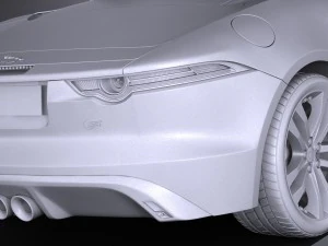 Jaguar F-tipo Convertibile S 2017 Modello 3D