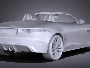 Jaguar F-tipo Convertibile S 2017 Modello 3D
