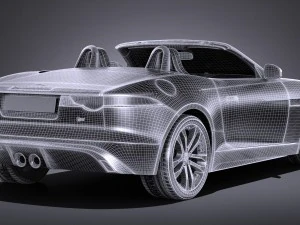 Jaguar F-tipo Convertibile S 2017 Modello 3D