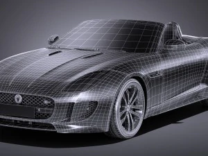 Jaguar F-tipo Convertibile S 2017 Modello 3D