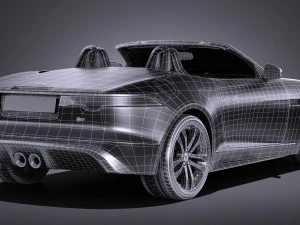 Jaguar F-tipo Convertibile S 2017 Modello 3D