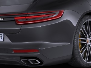 Porsche Panamera Turbo 2017 3D 모델