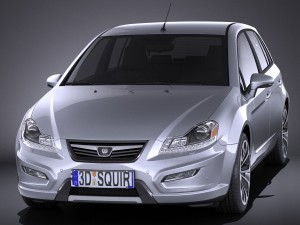 Generic Average Hatchback 2015 vray 3D Model