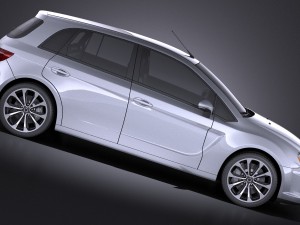Generic Average Hatchback 2015 vray 3D Model