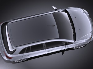 Generic Average Hatchback 2015 vray 3D Model