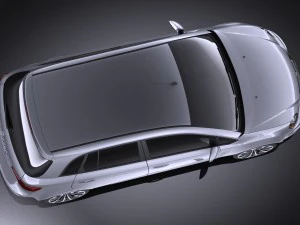 Generic Average Hatchback 2015 vray 3D Model