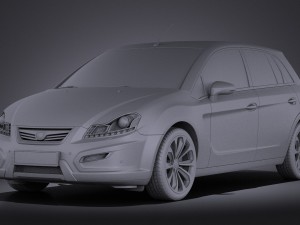 Generic Average Hatchback 2015 vray 3D Model