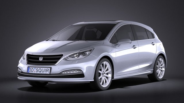 Generic Hatchback V3 2016 vray 3D मॉडल .c4d .max .obj .3ds .fbx .stl .blend 
