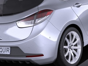 Generic Hatchback V3 2016 vray 3D मॉडल