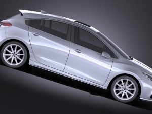 Generic Hatchback V3 2016 vray 3D मॉडल