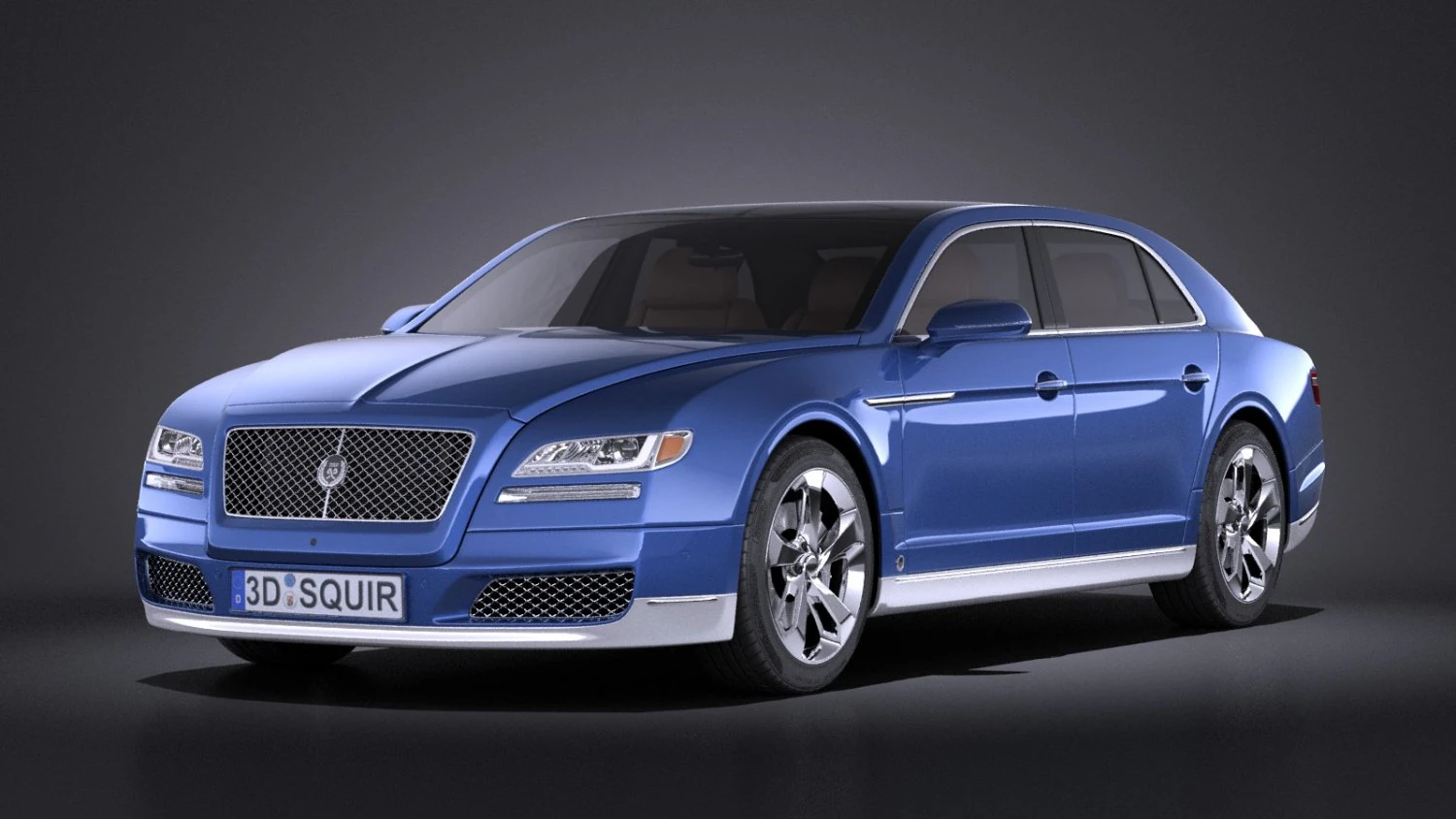 Generic Luxury Saloon 2016 vray 3D Model .c4d .max .obj .3ds .fbx .stl .blend 