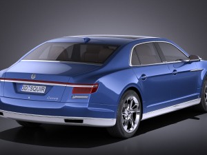 Generic Luxury Saloon 2016 vray 3D Модель