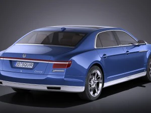 Generic Luxury Saloon 2016 vray 3D Model