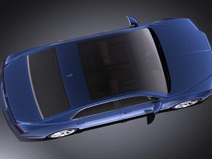 Generic Luxury Saloon 2016 vray 3D Model