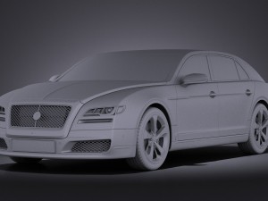 Generic Luxury Saloon 2016 vray 3D Модель