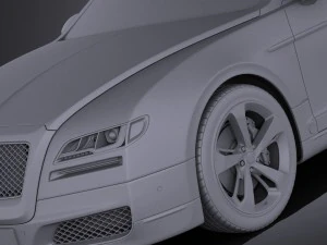 Generic Luxury Saloon 2016 vray 3D Model