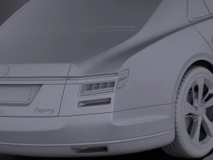Generic Luxury Saloon 2016 vray 3D Model