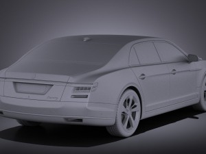 Generic Luxury Saloon 2016 vray 3D Модель
