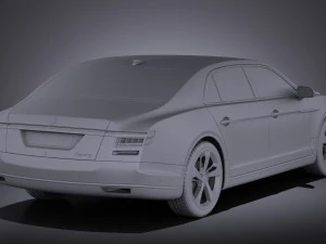 Generic Luxury Saloon 2016 vray 3D Model