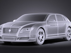 Generic Luxury Saloon 2016 vray 3D Модель