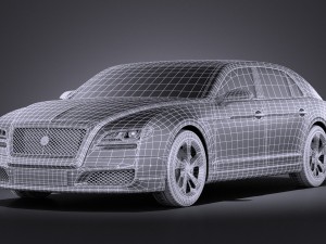 Generic Luxury Saloon 2016 vray 3D Модель