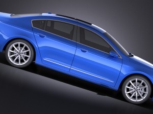 Generic Luxury Sedan 2016 vray 3D मॉडल