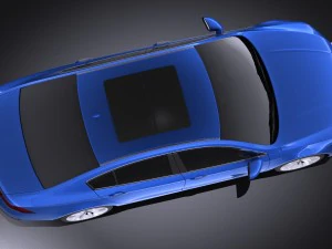 Generic Luxury Sedan 2016 vray 3D Model