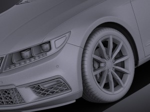 Generic Luxury Sedan 2016 vray 3D मॉडल