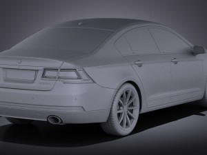 Generic Luxury Sedan 2016 vray 3D मॉडल
