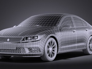 Generic Luxury Sedan 2016 vray 3D मॉडल