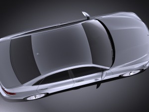 Generic Sedan Midclass 2015 vray 3D Model