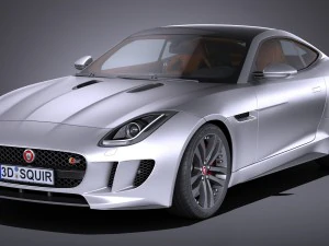 Jaguar F-tipe S Coupe 2017 Model 3D